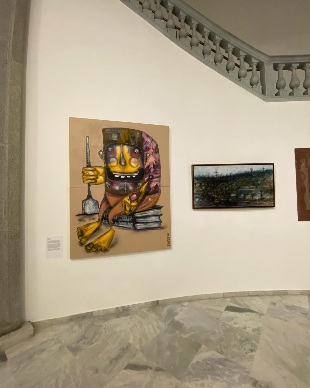 Salão da exposição São Paulo: Povo, Terra e Trabalho no Palácio dos Bandeirantes